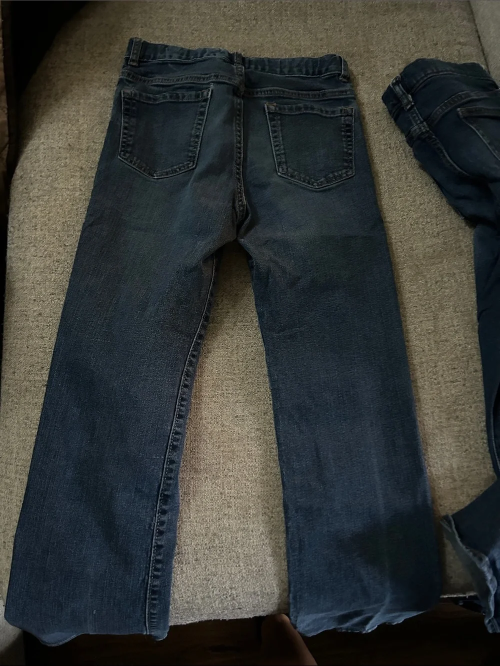 Boys Dark Blue Stretch Denim Jeans